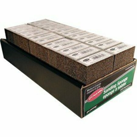 DYNAMIC PAINT PRODUCTS Dynamic MediumCoarse Sanding Sponge Display Box w UPC, 24PK AG002604